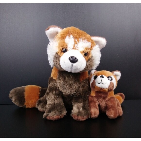 Adventure Planet Red Panda Mom & Baby 10" Plush Stuffed Animal - Picture 1 of 9